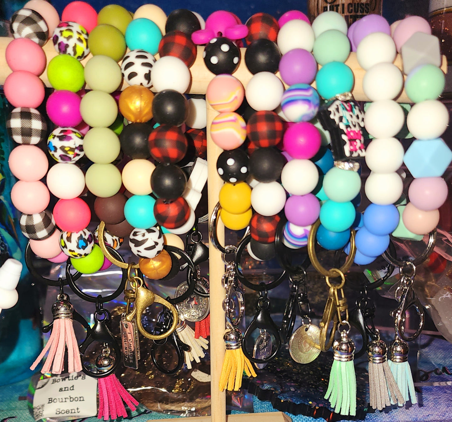 *ADD ON CUSTOM BEADED Wristlet