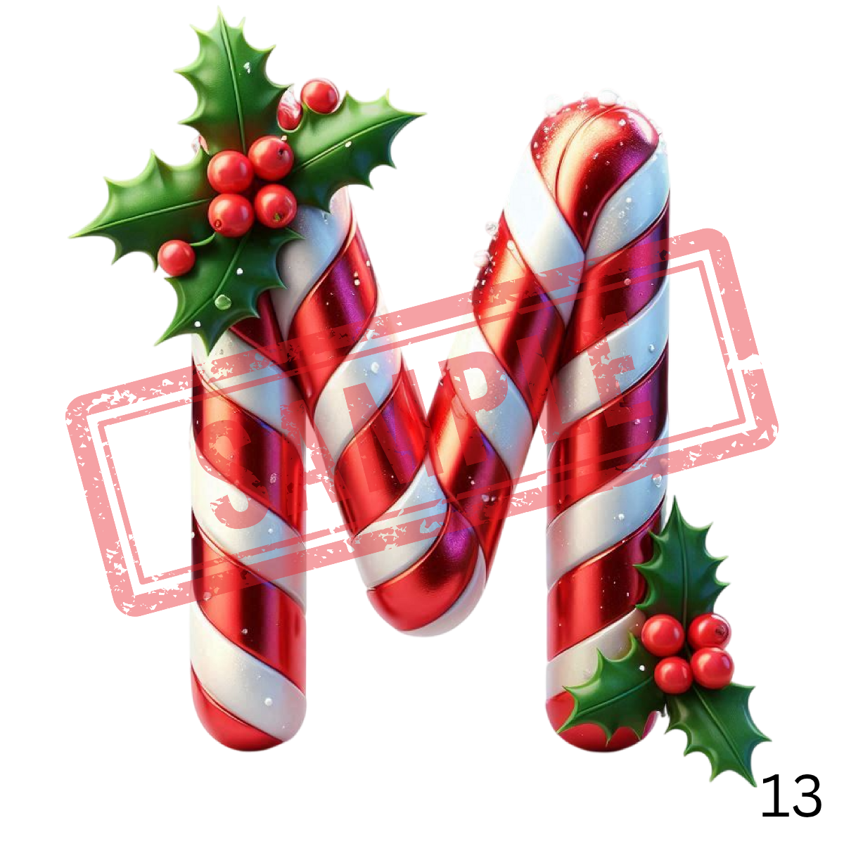 UVDTF Christmas Alphabet Collection 4
