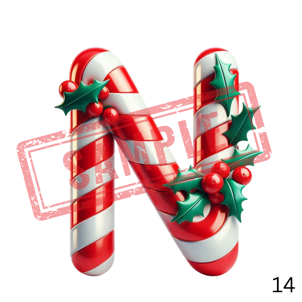 UVDTF Christmas Alphabet Collection 4