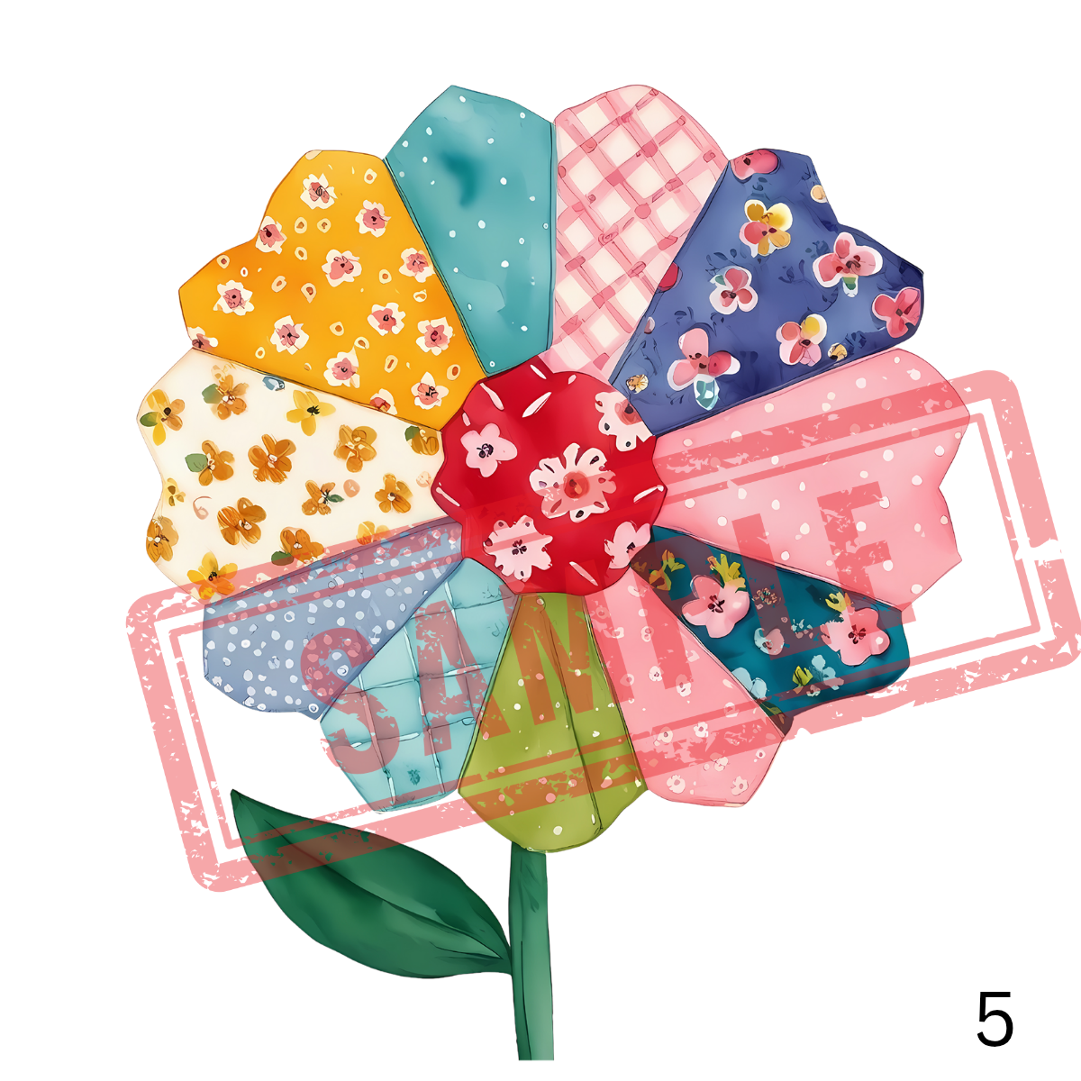 UVDTF Patchwork Flowers Collection 1