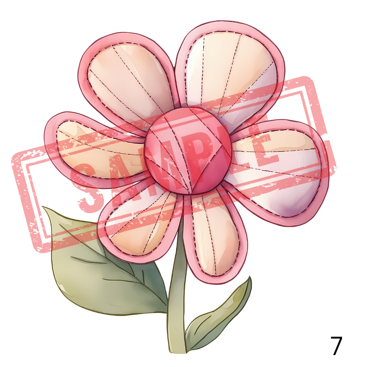UVDTF Patchwork Flowers Collection 1