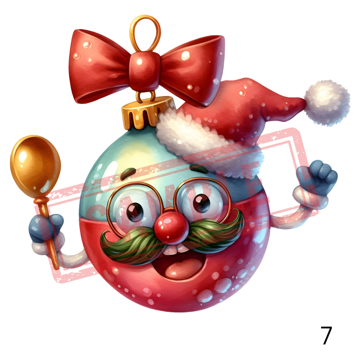 UVDTF Xmas Balls Dekals Collection 1