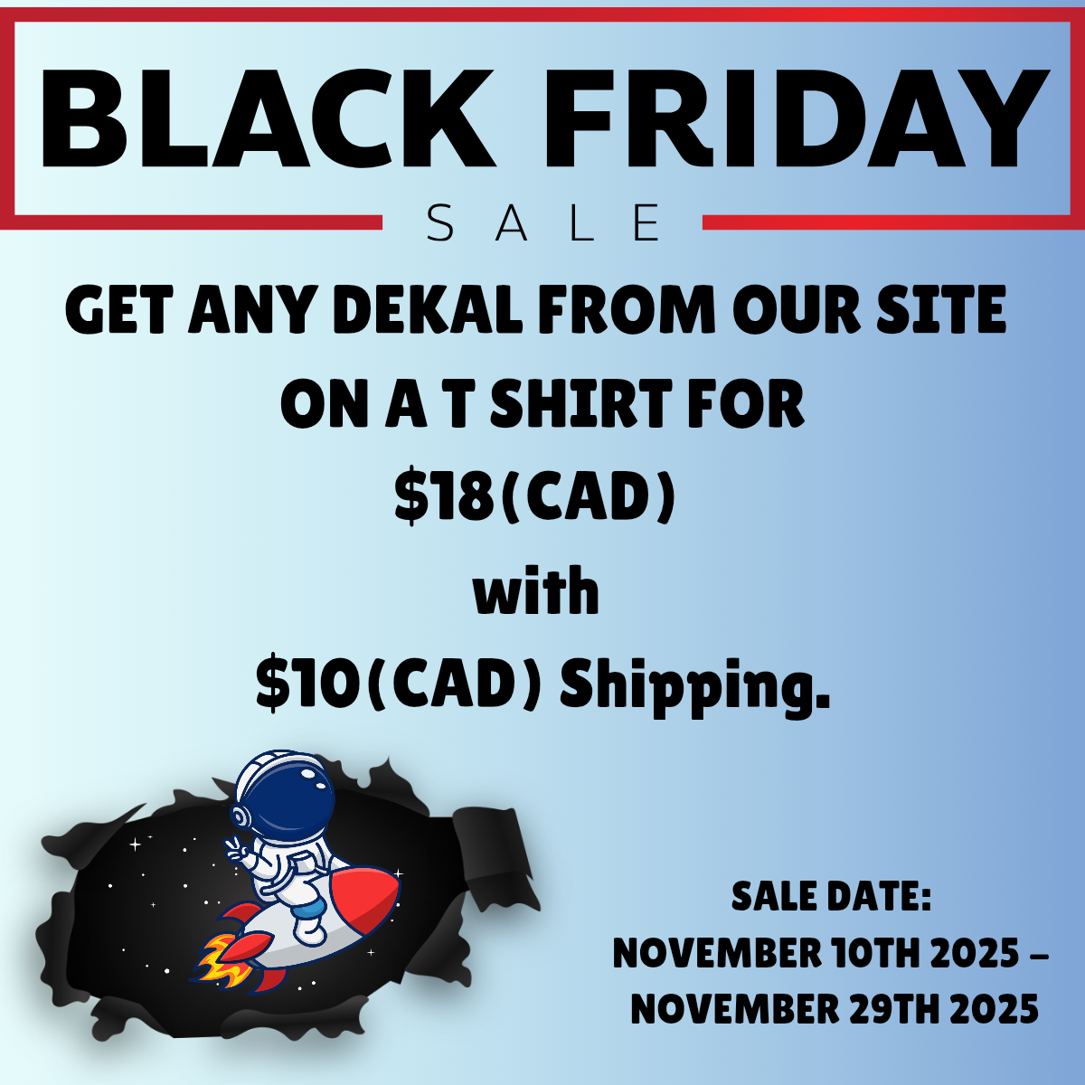 **BLACK FRIDAY SHIRT**
