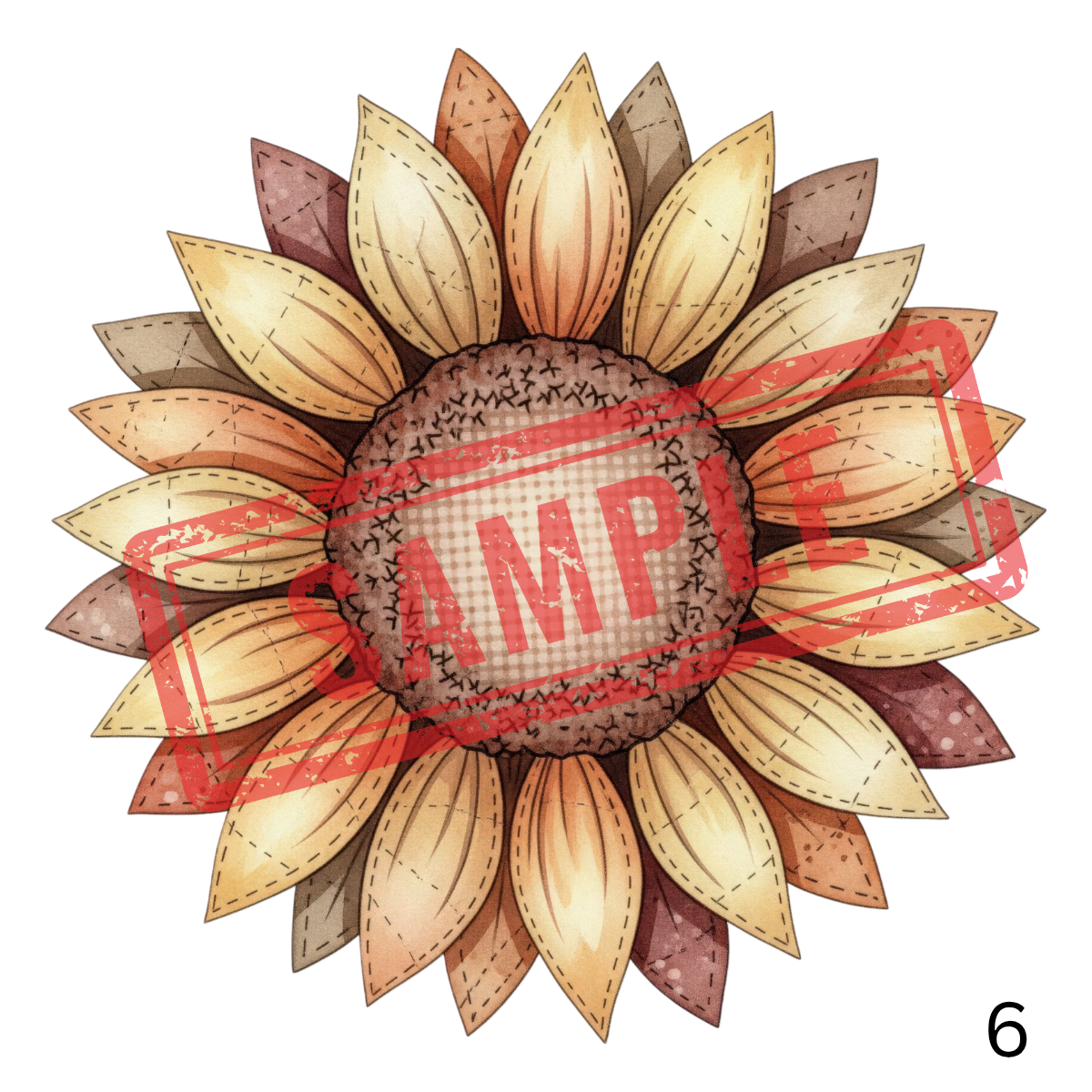 UVDTF Fabric Flowers Collection 1