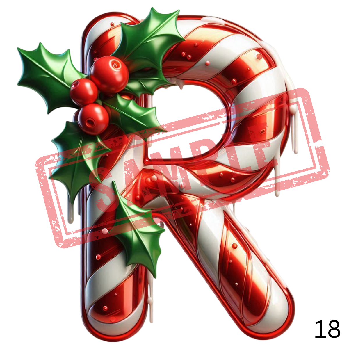 UVDTF Christmas Alphabet Collection 4