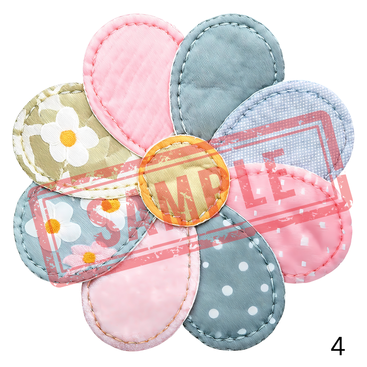 UVDTF Patchwork Flowers Collection 1