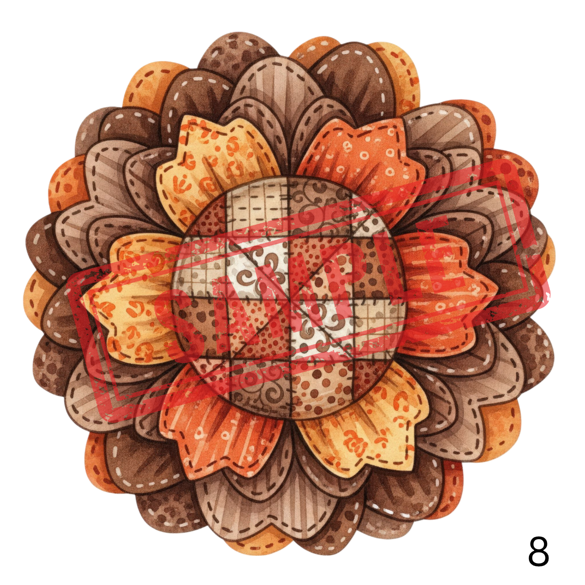 UVDTF Fabric Flowers Collection 1