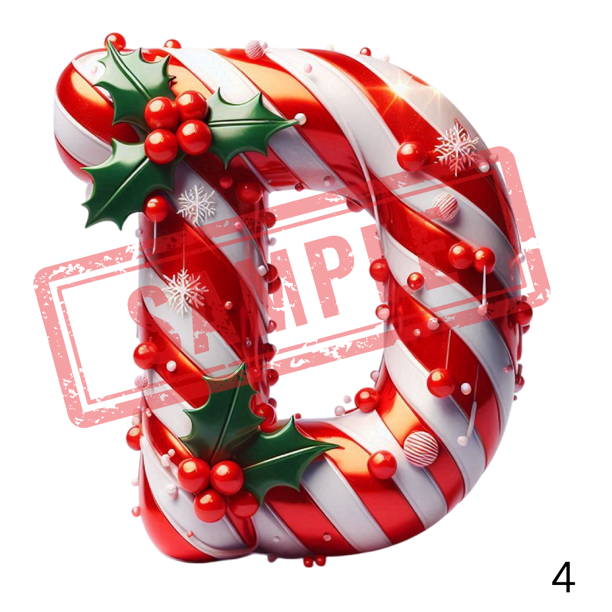 UVDTF Christmas Alphabet Collection 4
