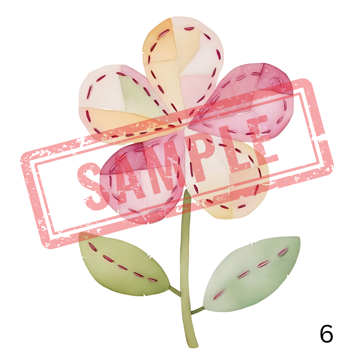 UVDTF Patchwork Flowers Collection 1