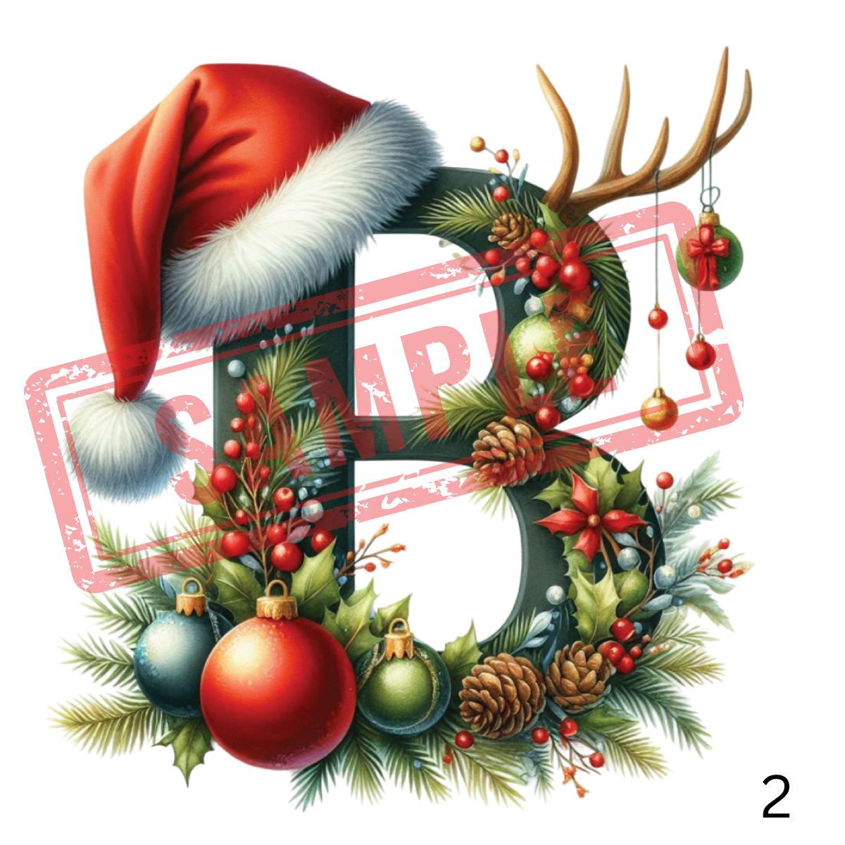 UVDTF Christmas Alphabet Collection 2