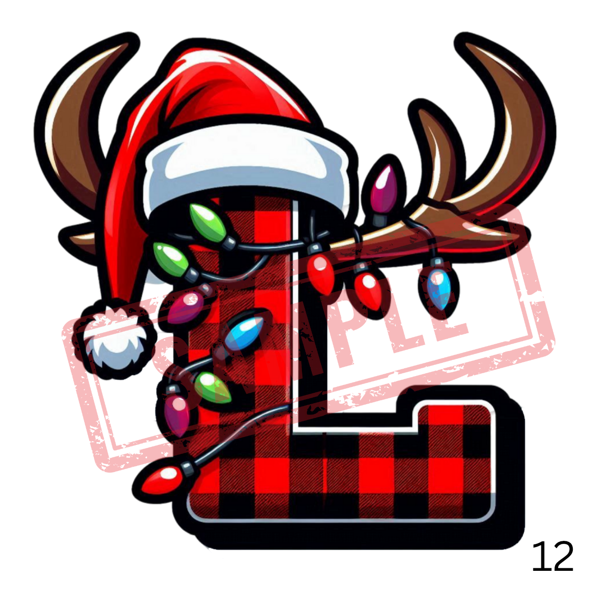 UVDTF Christmas Alphabet Collection 1