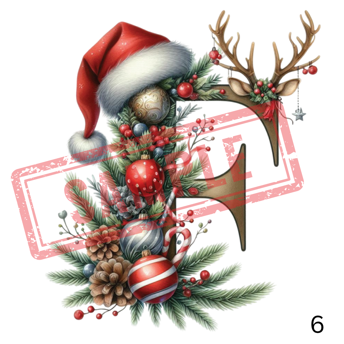 UVDTF Christmas Alphabet Collection 2