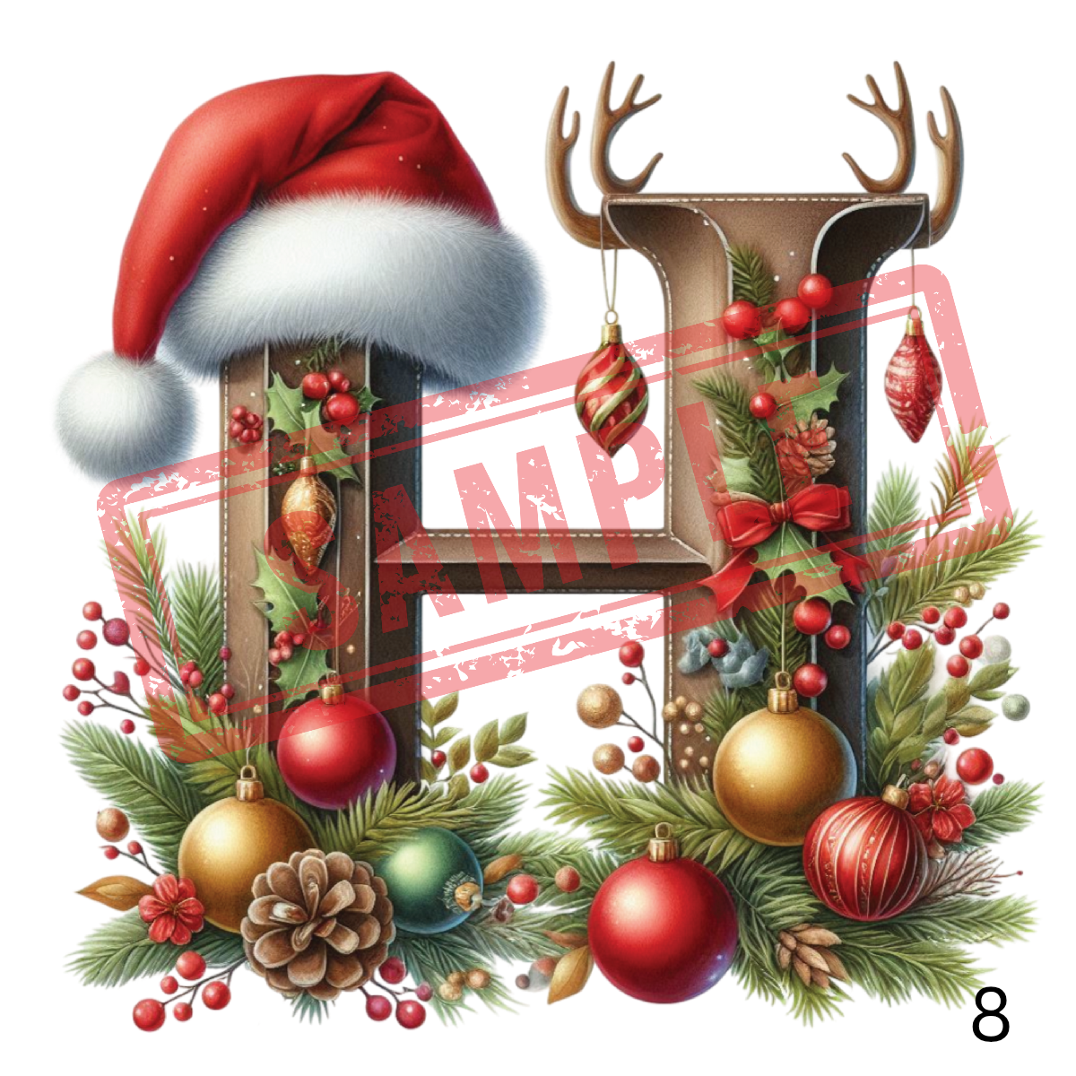 UVDTF Christmas Alphabet Collection 2