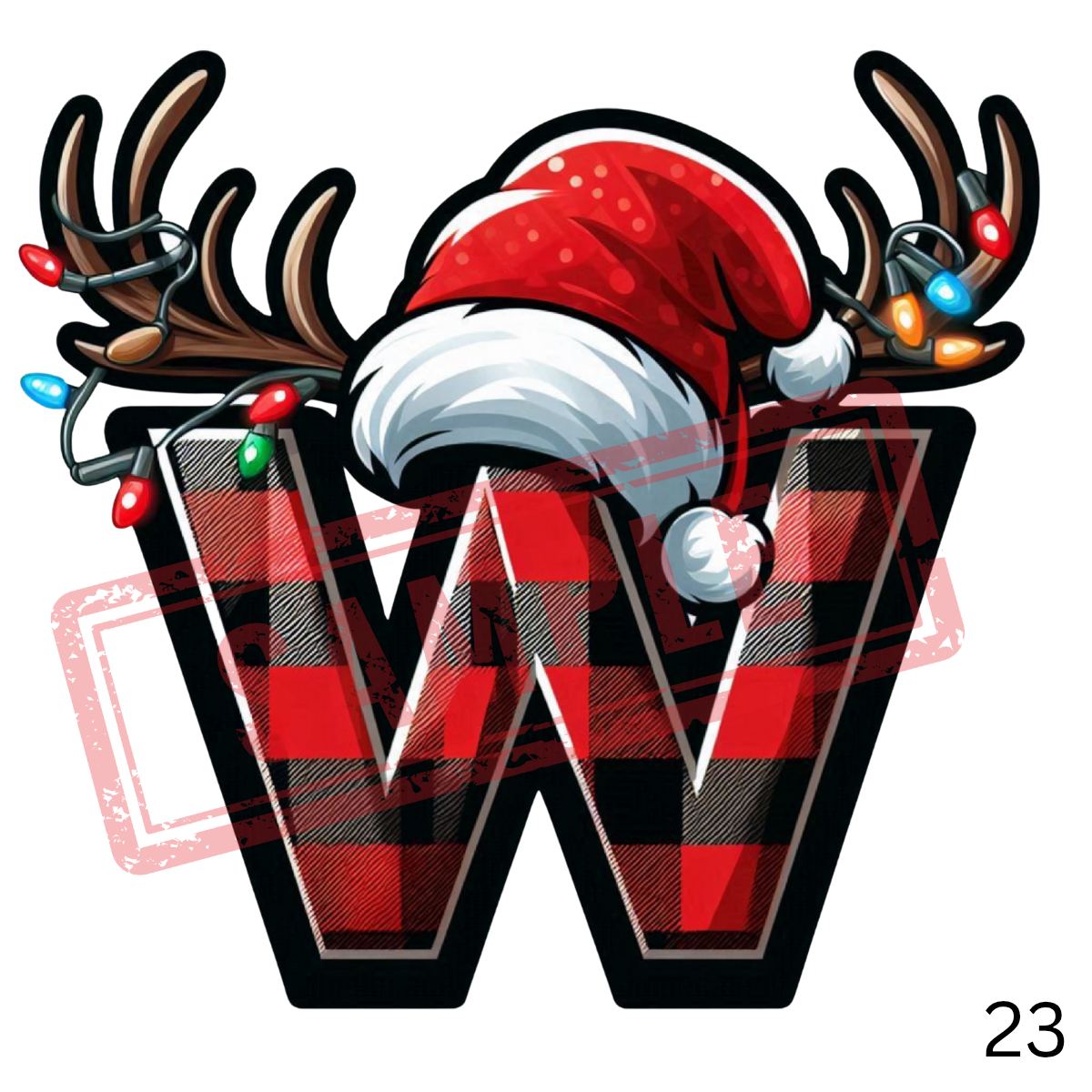 UVDTF Christmas Alphabet Collection 1