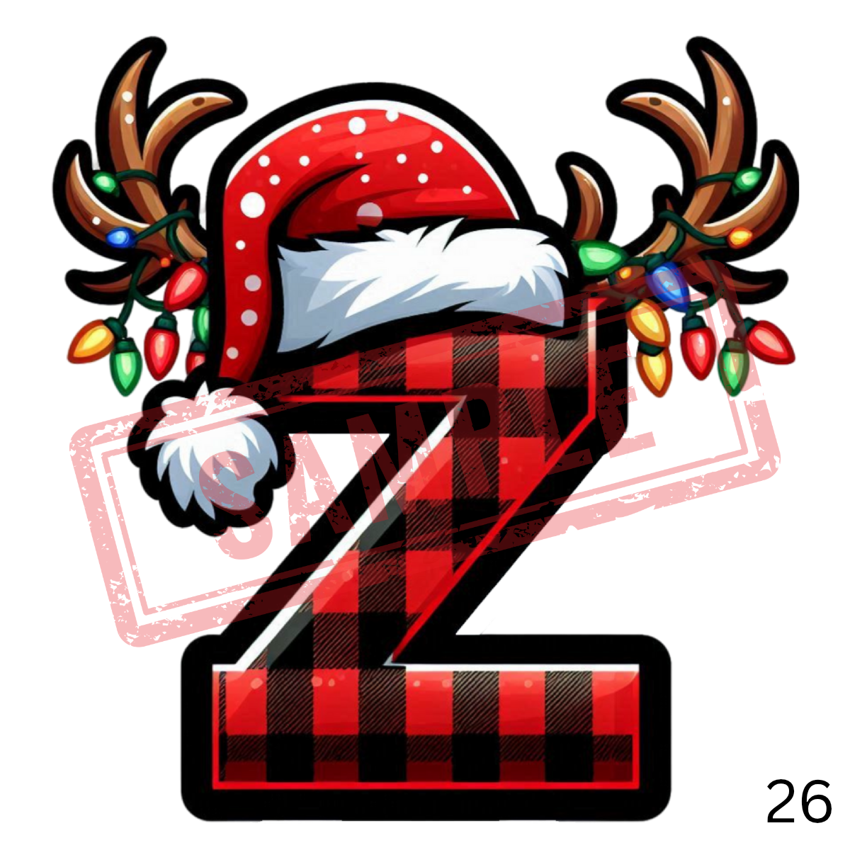 UVDTF Christmas Alphabet Collection 1