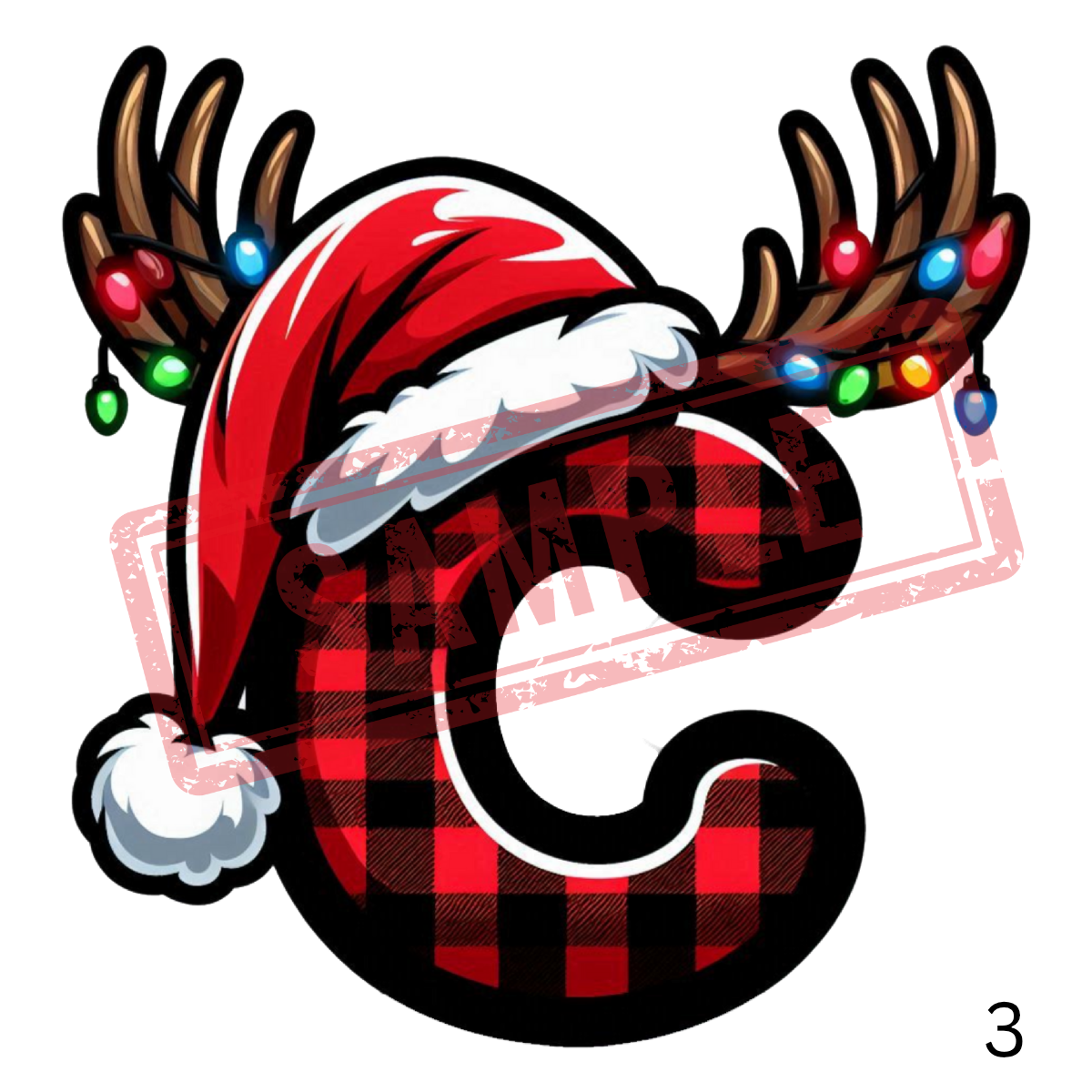 UVDTF Christmas Alphabet Collection 1