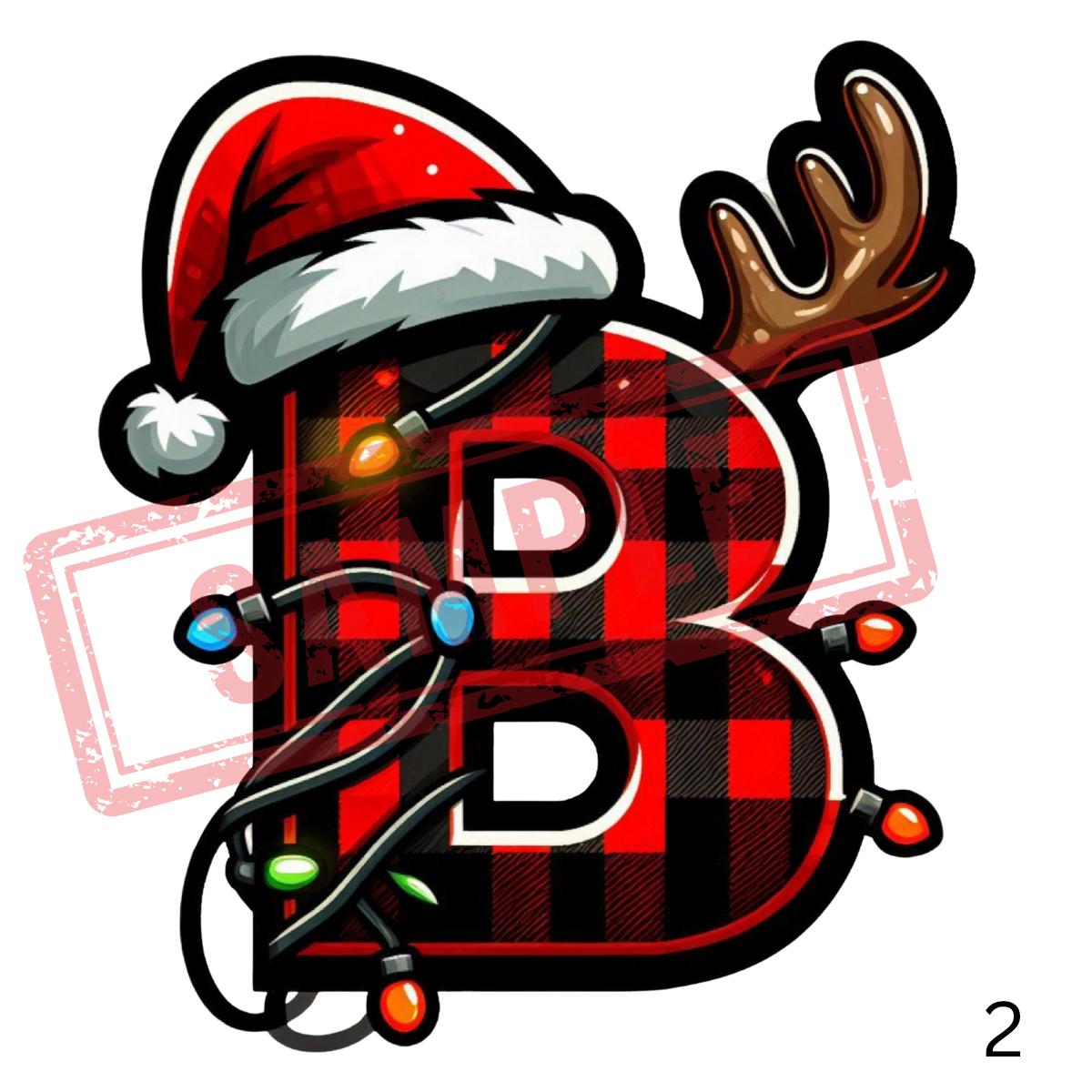 UVDTF Christmas Alphabet Collection 1