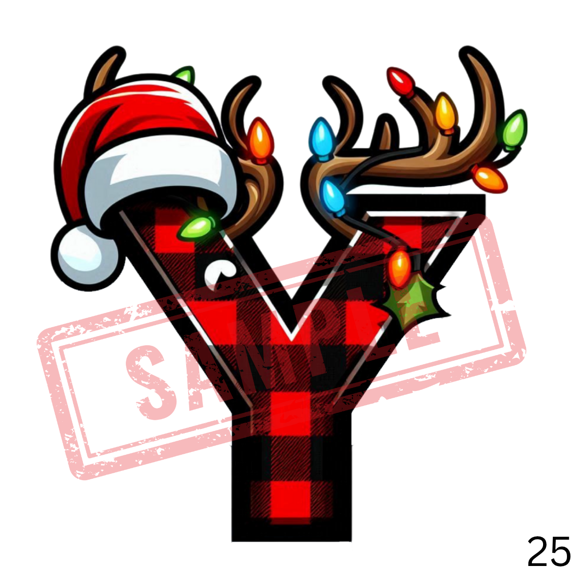 UVDTF Christmas Alphabet Collection 1
