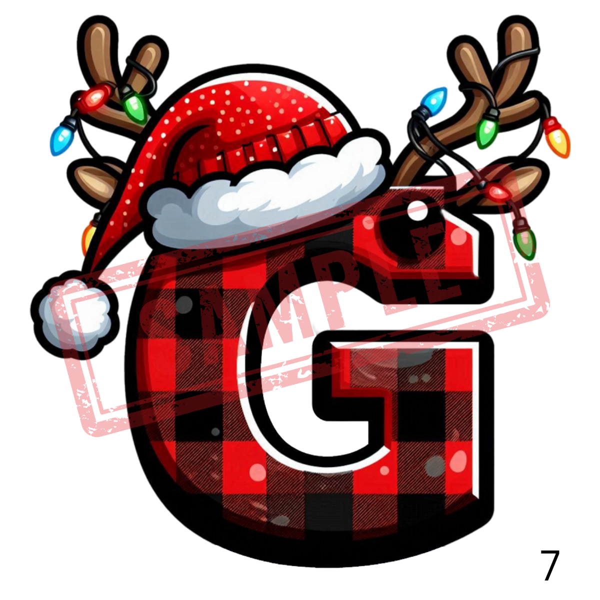 UVDTF Christmas Alphabet Collection 1