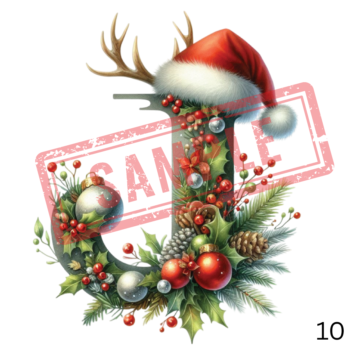 UVDTF Christmas Alphabet Collection 2