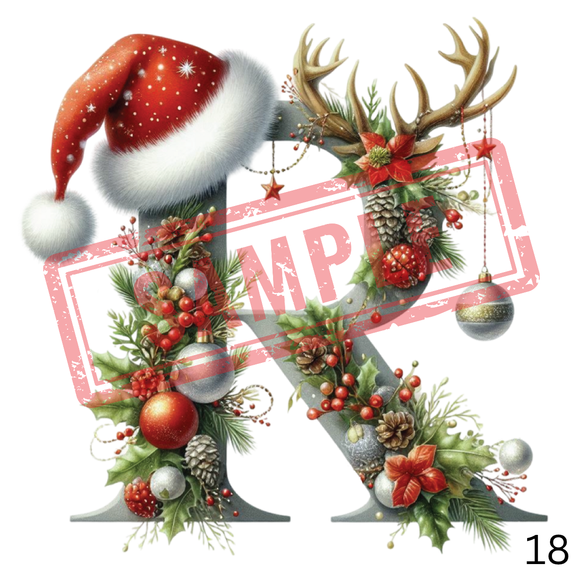 UVDTF Christmas Alphabet Collection 2