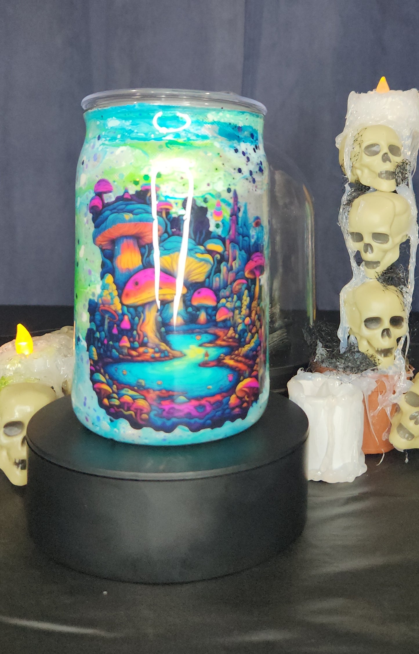 *LAST CHANCE* Mushroom Valley Stash Jar GLOW