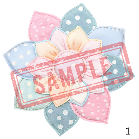 UVDTF Patchwork Flowers Collection 1