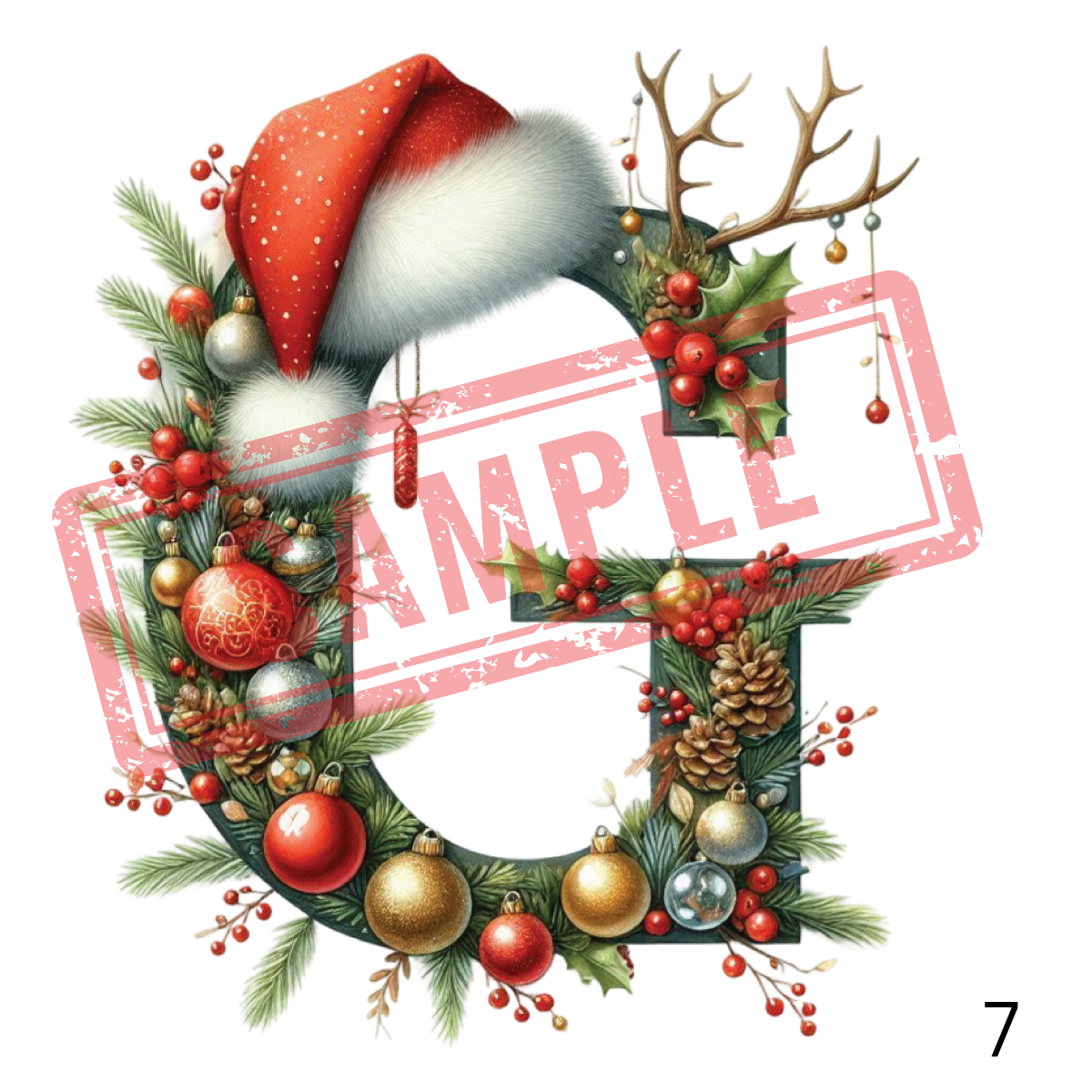 UVDTF Christmas Alphabet Collection 2