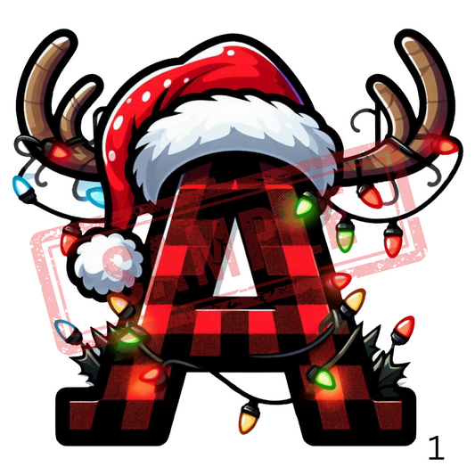 UVDTF Christmas Alphabet Collection 1