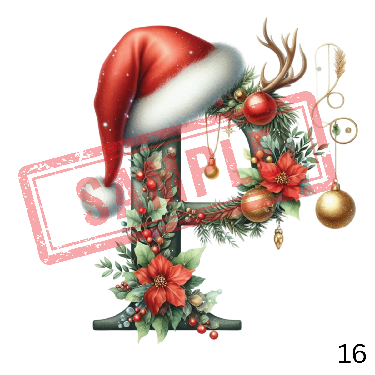 UVDTF Christmas Alphabet Collection 2