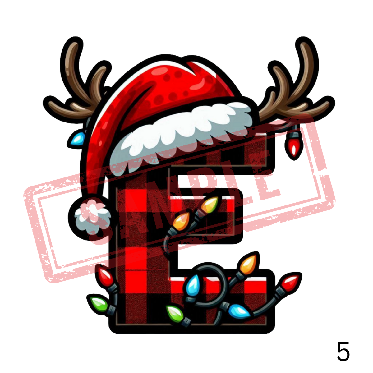 UVDTF Christmas Alphabet Collection 1