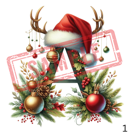 UVDTF Christmas Alphabet Collection 2