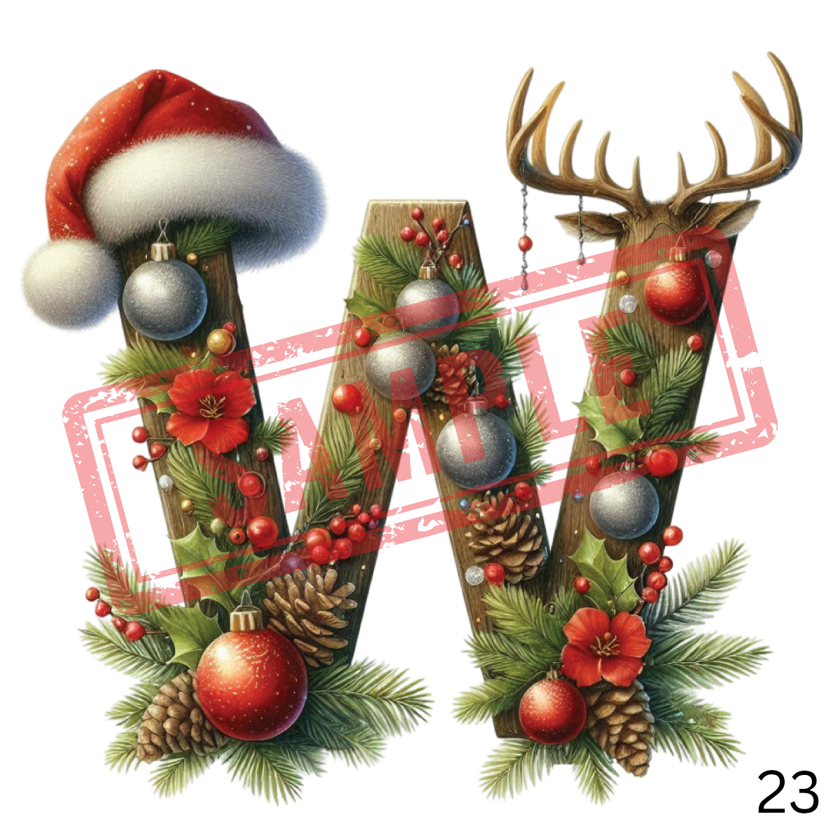 UVDTF Christmas Alphabet Collection 2