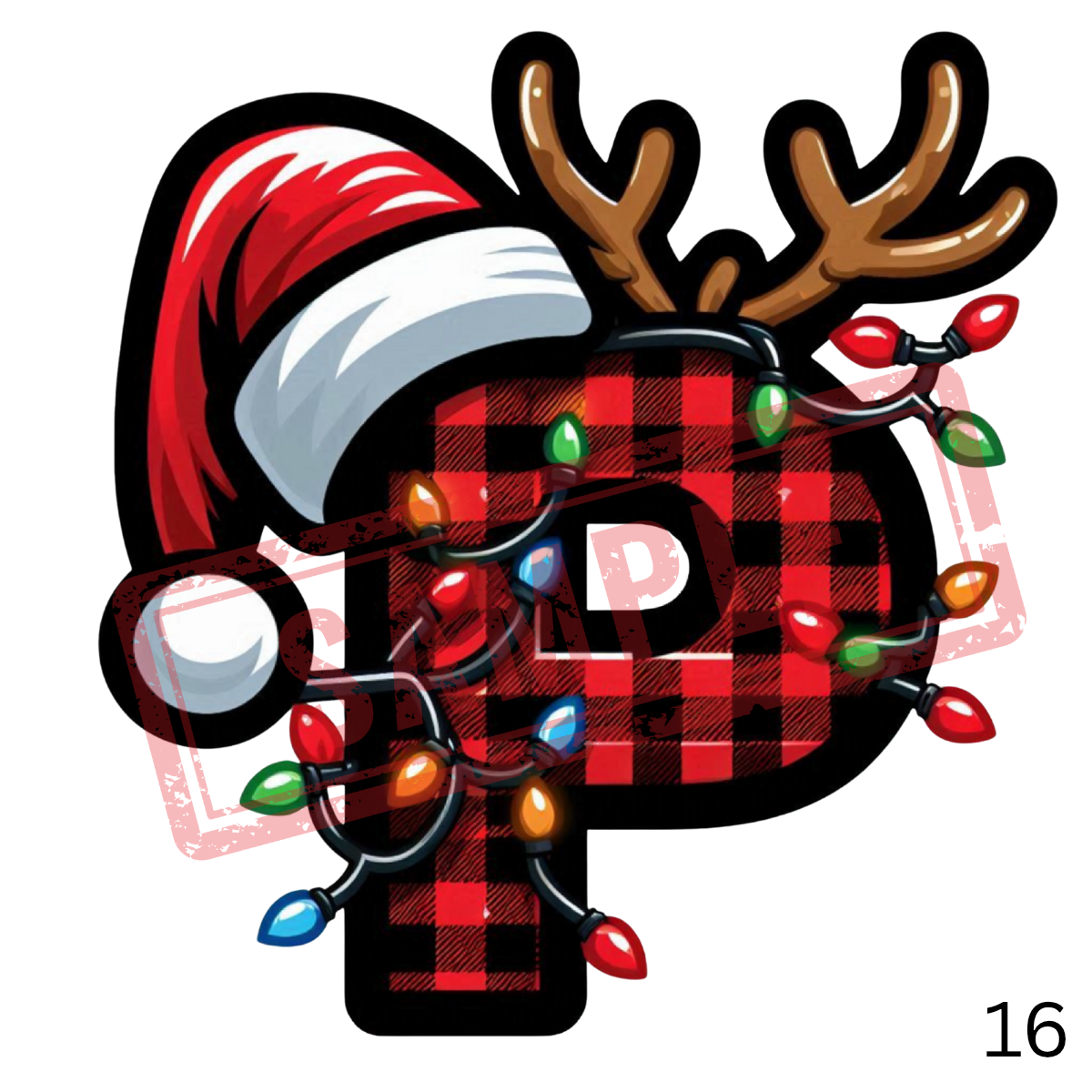 UVDTF Christmas Alphabet Collection 1