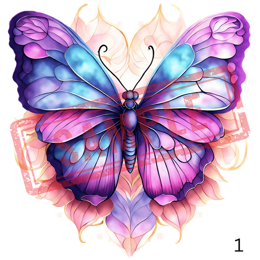 UVDTF Butterflies Collection 1