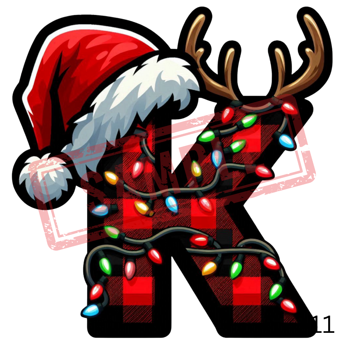 UVDTF Christmas Alphabet Collection 1