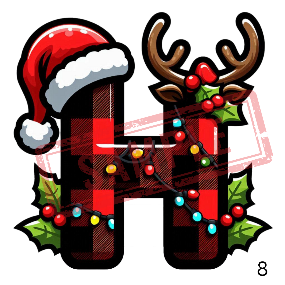 UVDTF Christmas Alphabet Collection 1