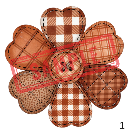 UVDTF Fabric Flowers Collection 1