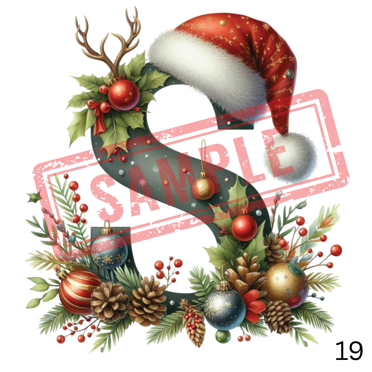 UVDTF Christmas Alphabet Collection 2