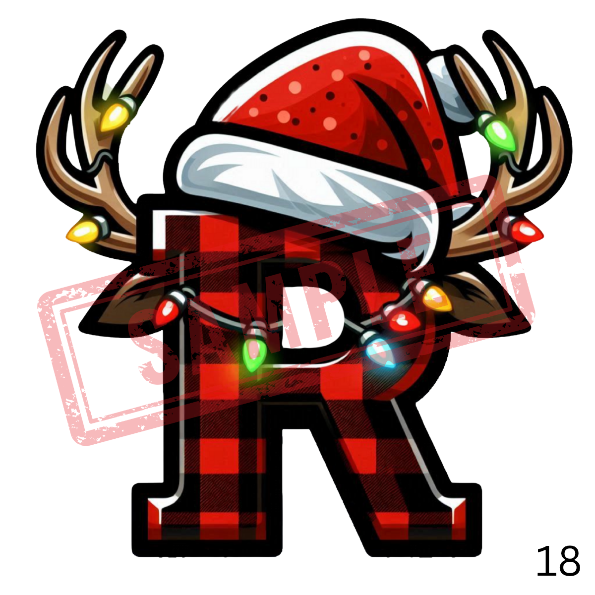 UVDTF Christmas Alphabet Collection 1