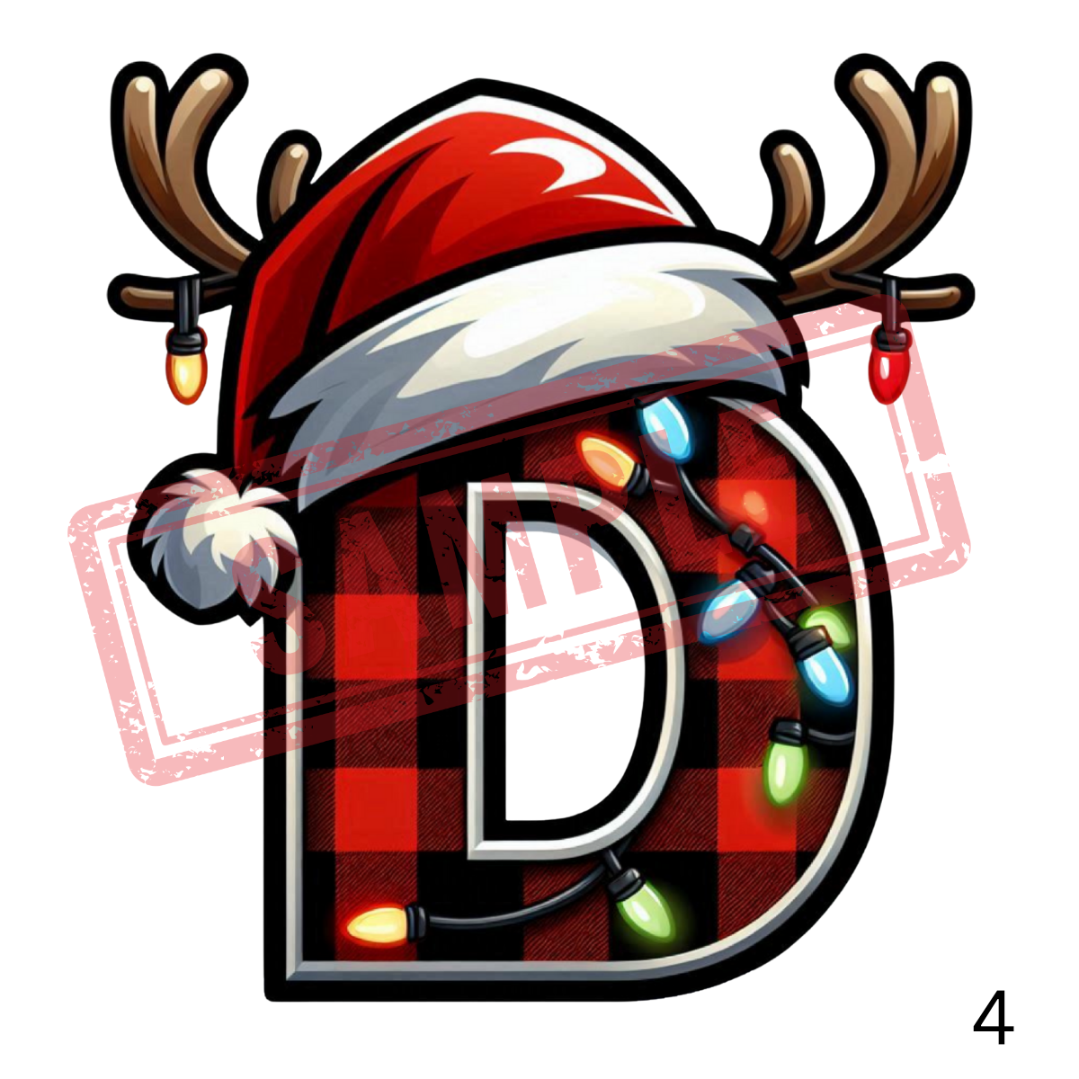 UVDTF Christmas Alphabet Collection 1