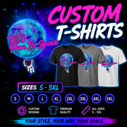 CUSTOM TSHIRT XS-5XL