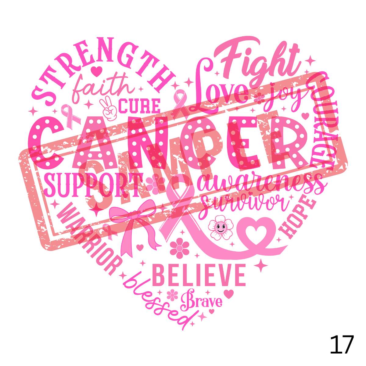UVDTF Breast Cancer Awareness Dekals Collection 1