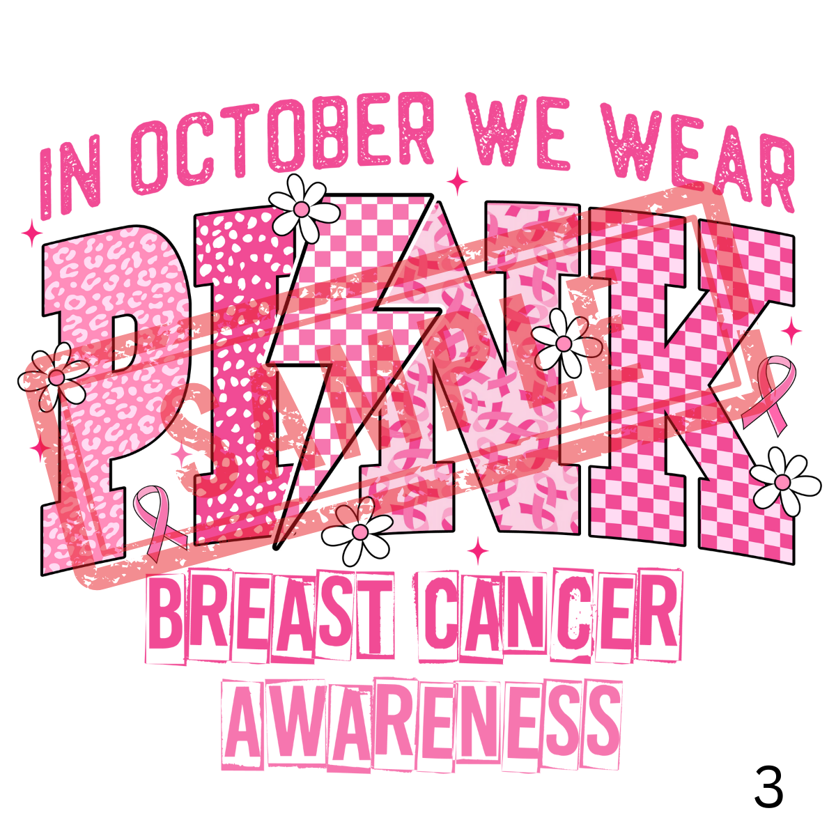 UVDTF Breast Cancer Awareness Dekals Collection 1