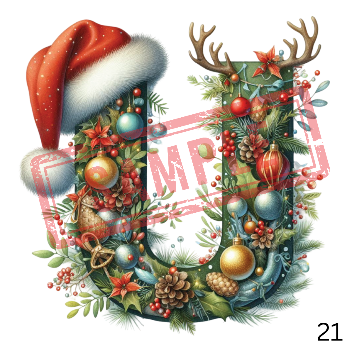 UVDTF Christmas Alphabet Collection 2