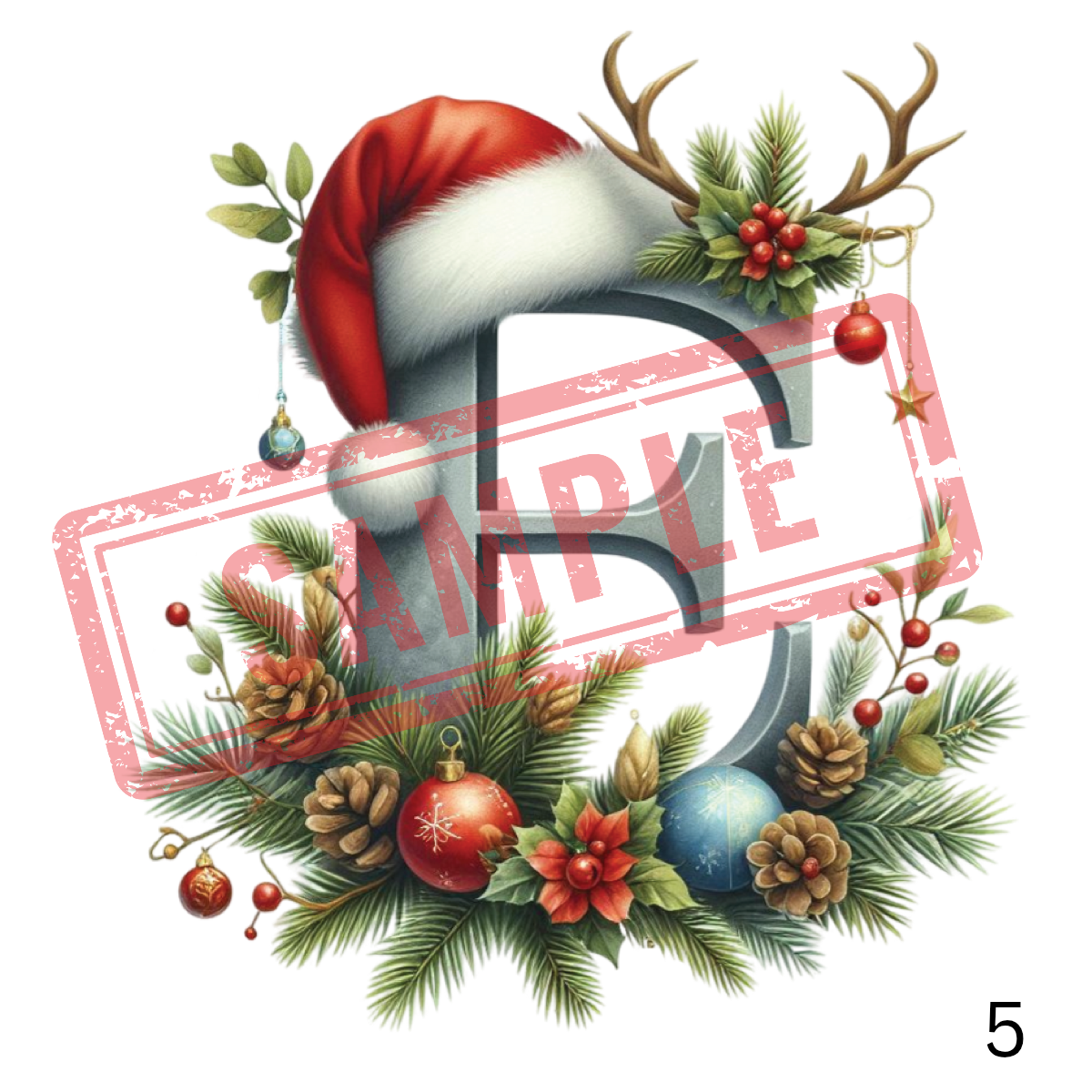 UVDTF Christmas Alphabet Collection 2